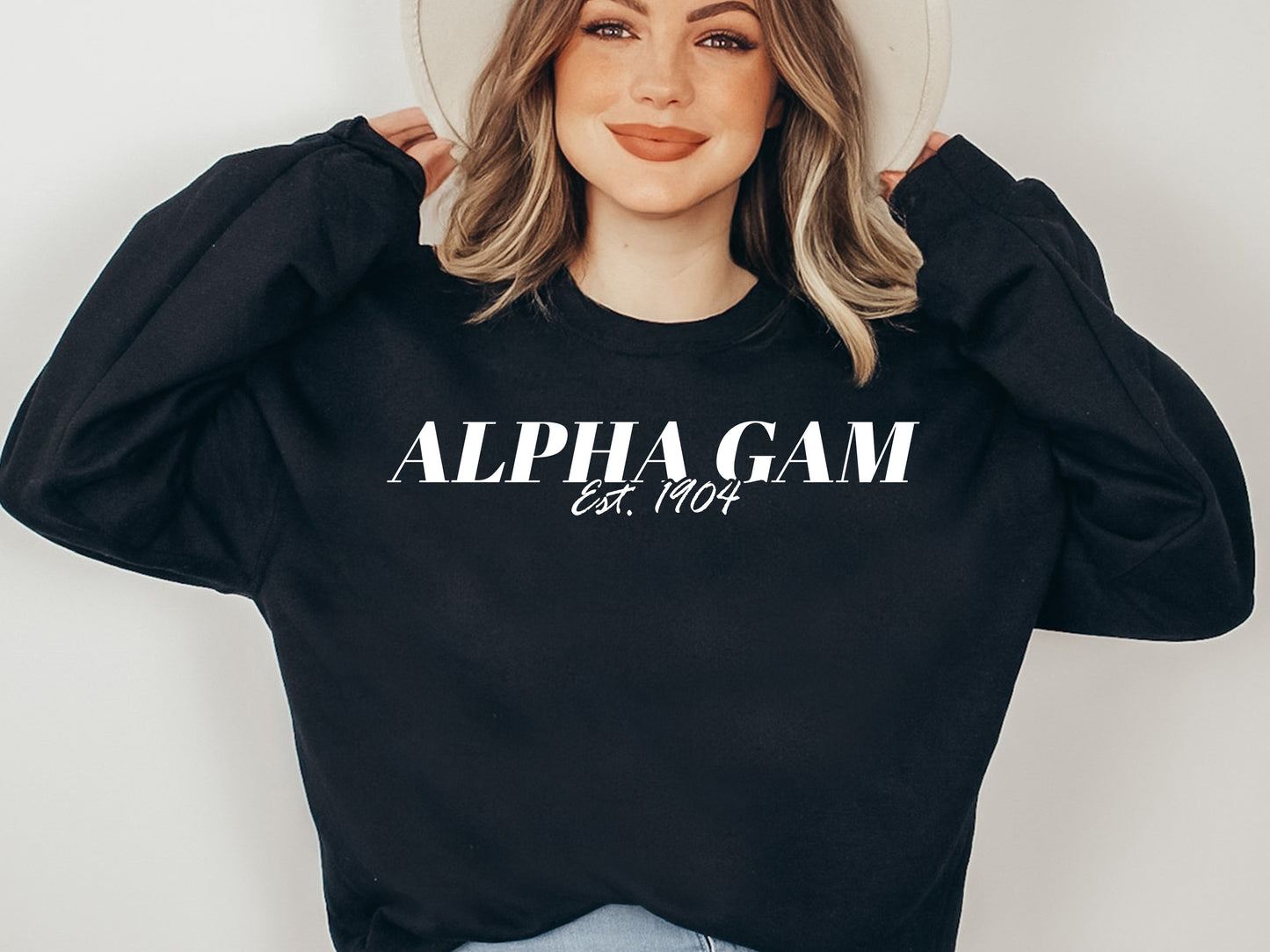 Alpha Gamma Delta Mom Sorority Sweatshirt _ 30820g