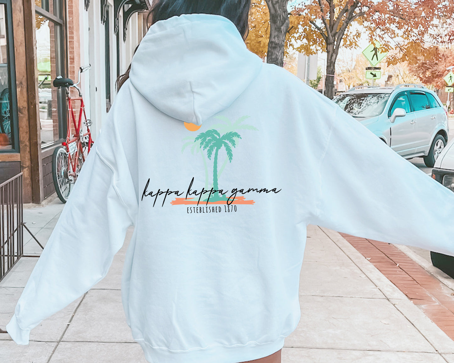 Kappa Kappa Gamma Island Sisterhood Sorority Hoodie _ 33576g