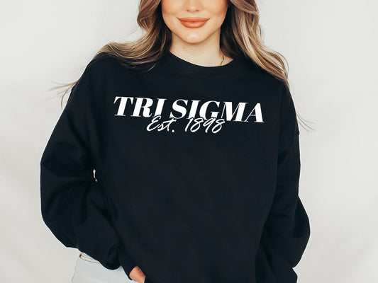 Sigma Sigma Sigma Mom Sorority Sweatshirt _ 30840g
