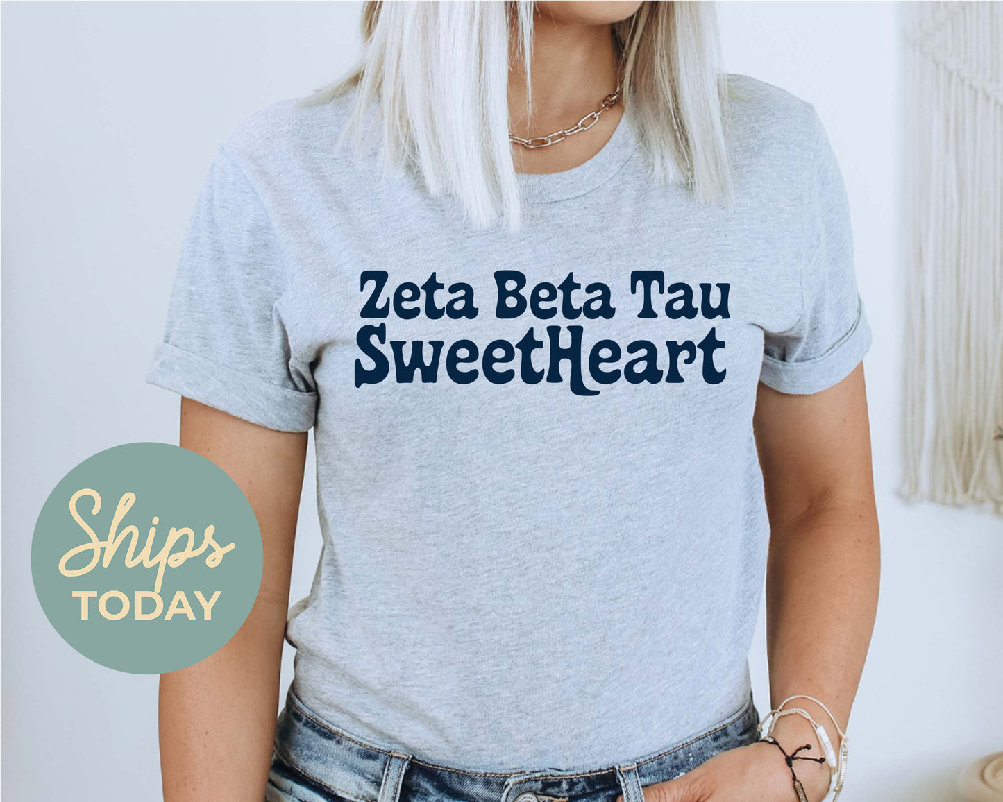 Zeta Beta Tau Trendy Sweetheart Fraternity T-shirt _ 2018g