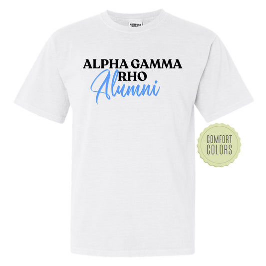 Alpha Gamma Rho Alumni Comfort Colors Fraternity T-shirt _ 30761g