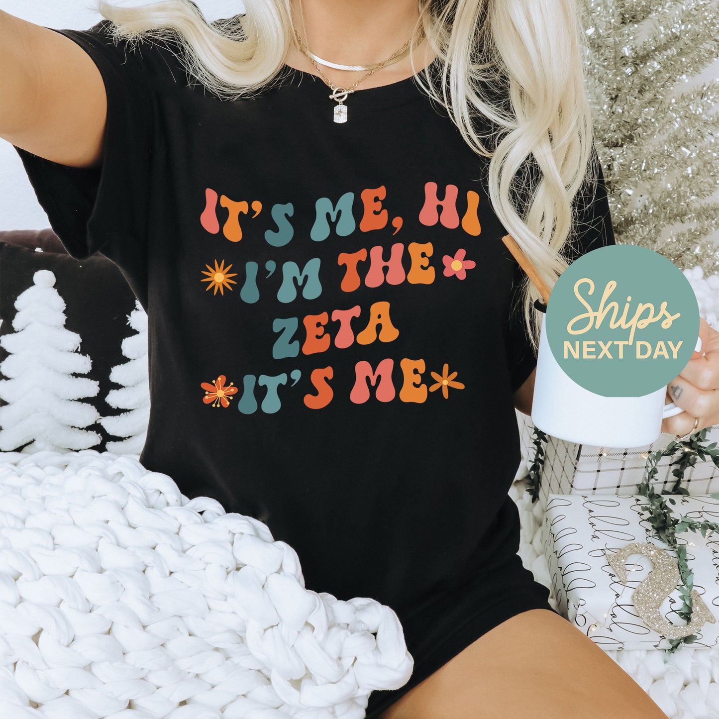 Zeta Tau Alpha Style Sorority T-shirt _ 36016g