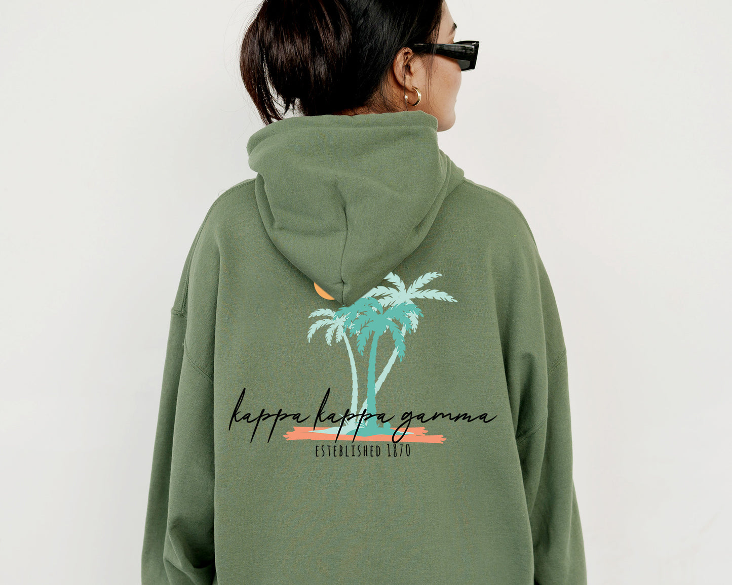 Kappa Kappa Gamma Island Sisterhood Sorority Hoodie _ 33576g
