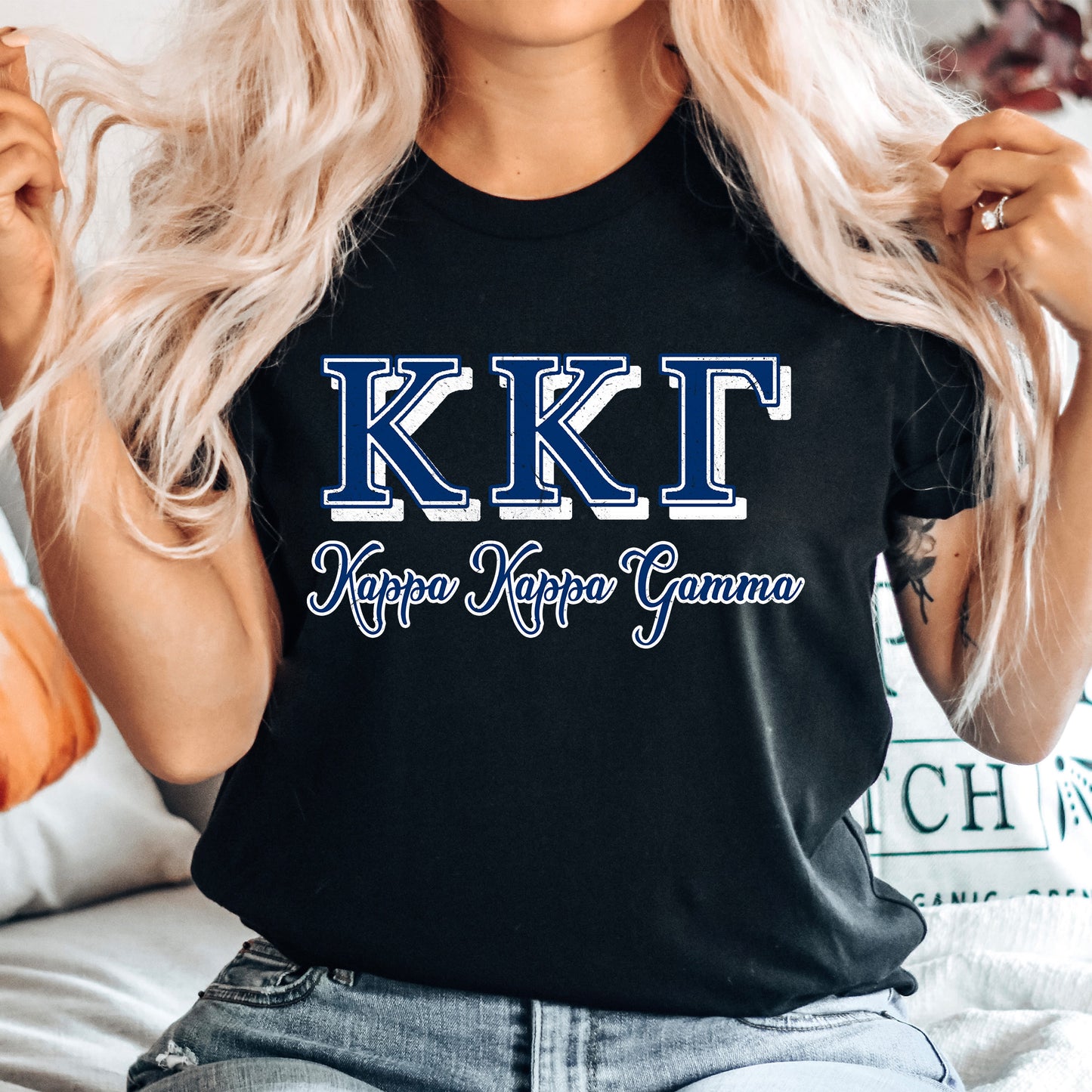 Kappa Kappa Gamma Greek Colors Sorority T-shirt _ 36086g