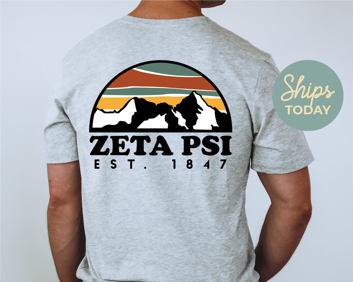 Zeta Psi Fraternal Summit Fraternity T-shirt _ 31675g