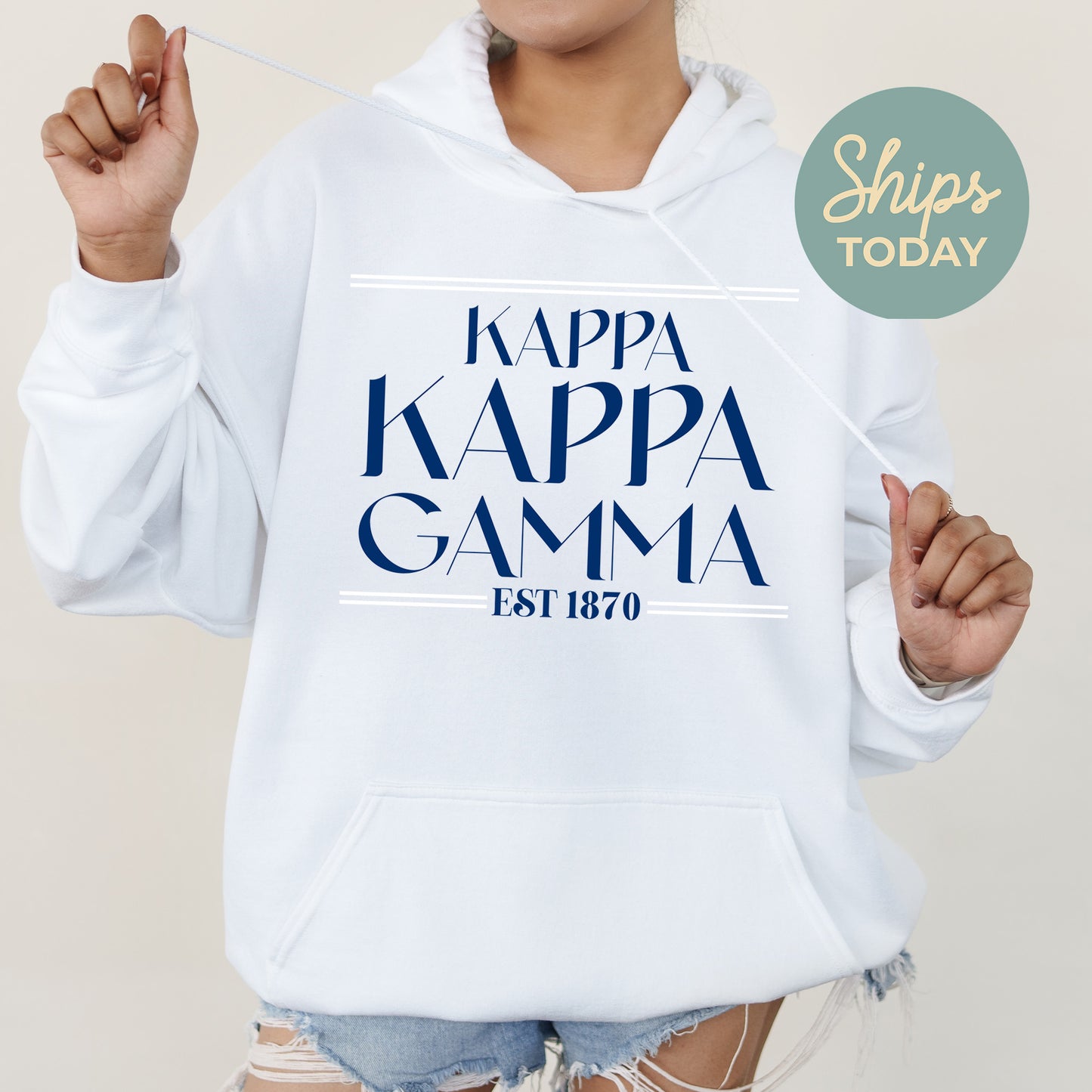 Kappa Kappa Gamma Greek Harmony Sorority Hoodie _ 34981g