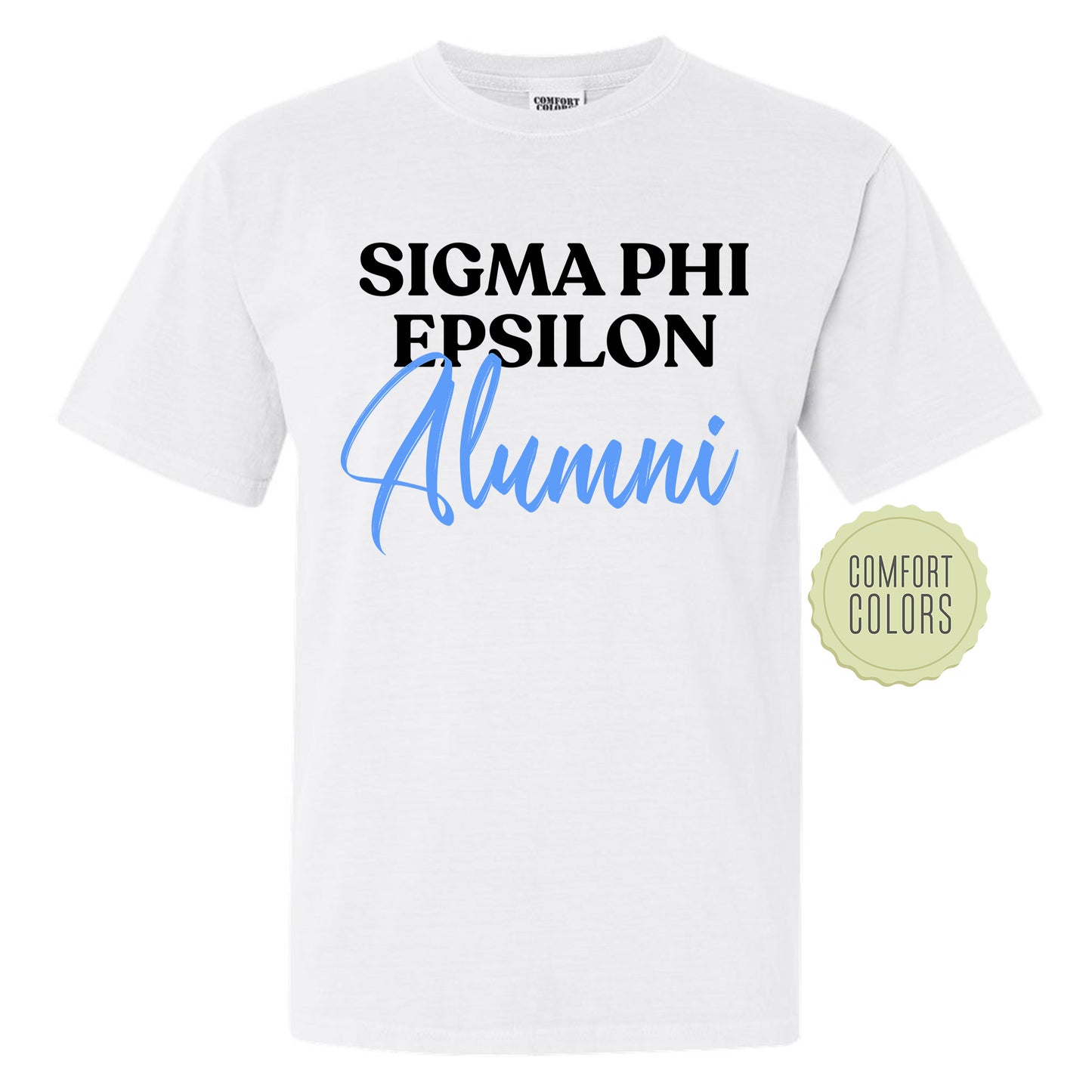 Sigma Phi Epsilon Alumni Comfort Colors Fraternity T-shirt _ 30784g