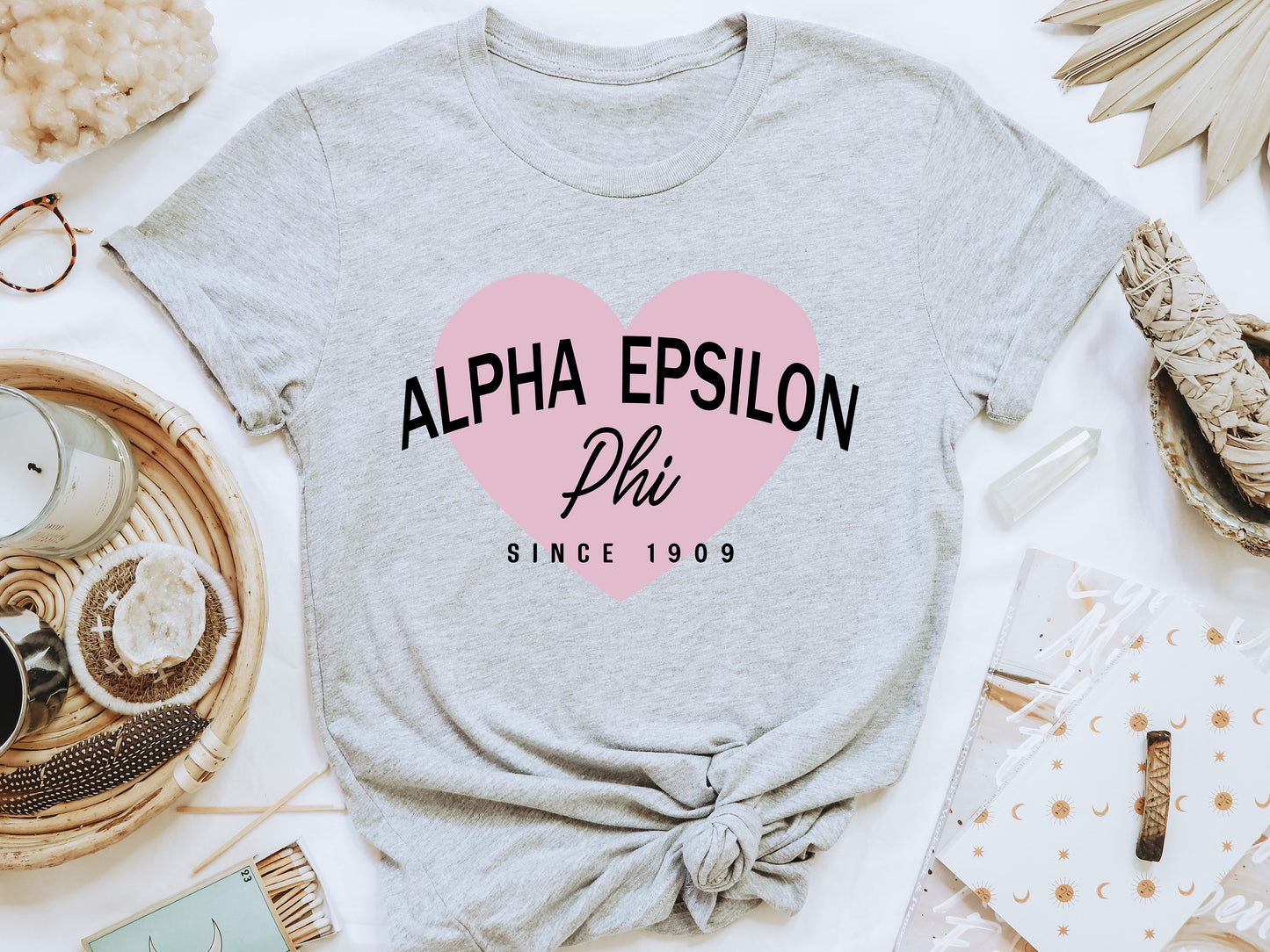 Alpha Epsilon Phi Pretty in Pink Sorority T-shirt _ 442g