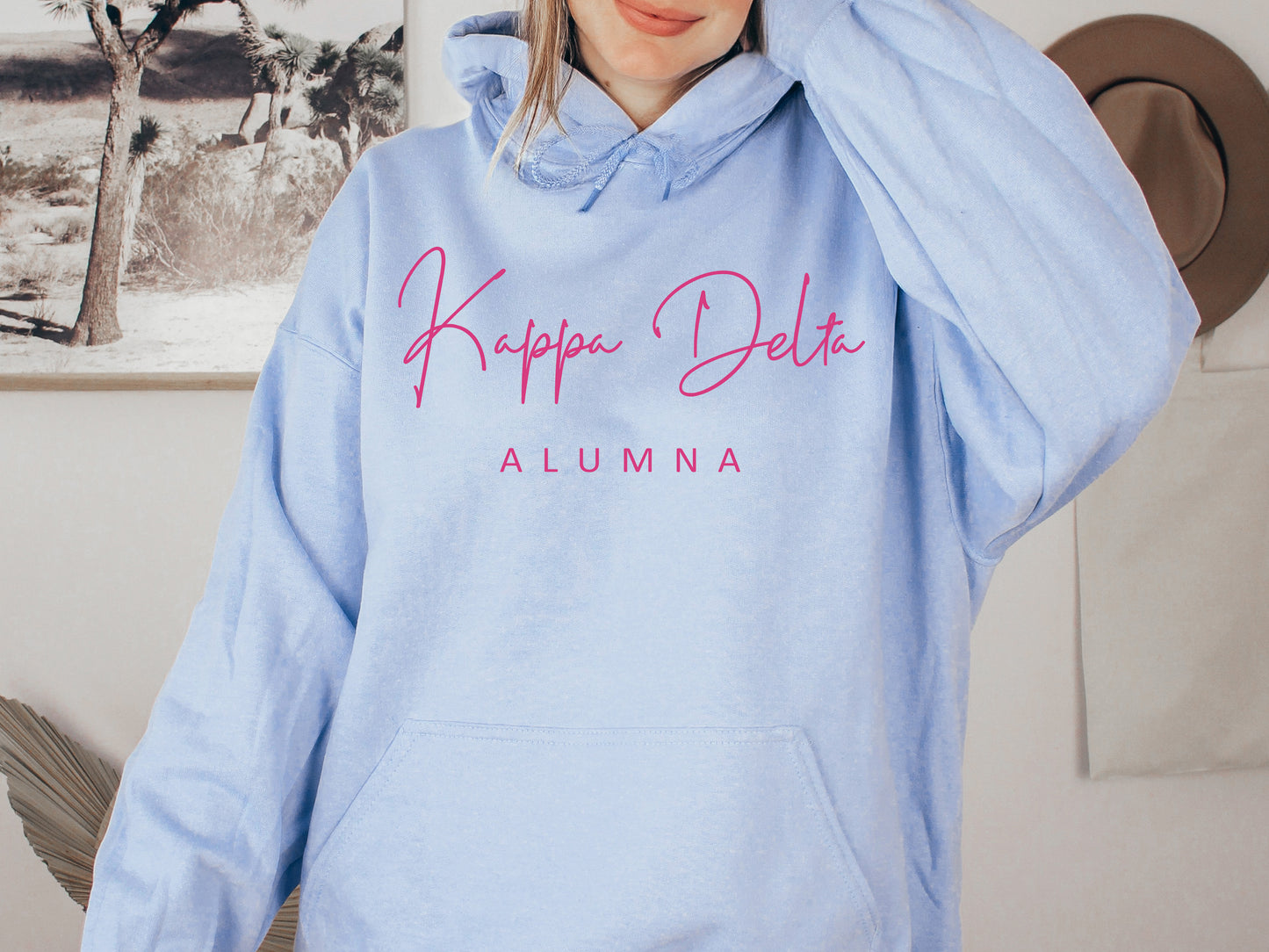 Kappa Delta Simple and Sweet Alumna Sorority Hoodie _ 508g