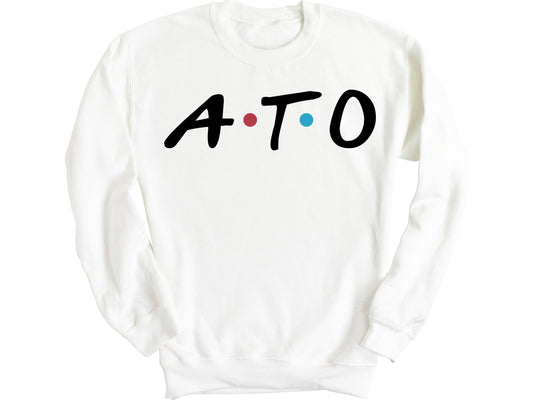 Alpha Tau Omega Greek Friends Fraternity Sweatshirt _ 30675g