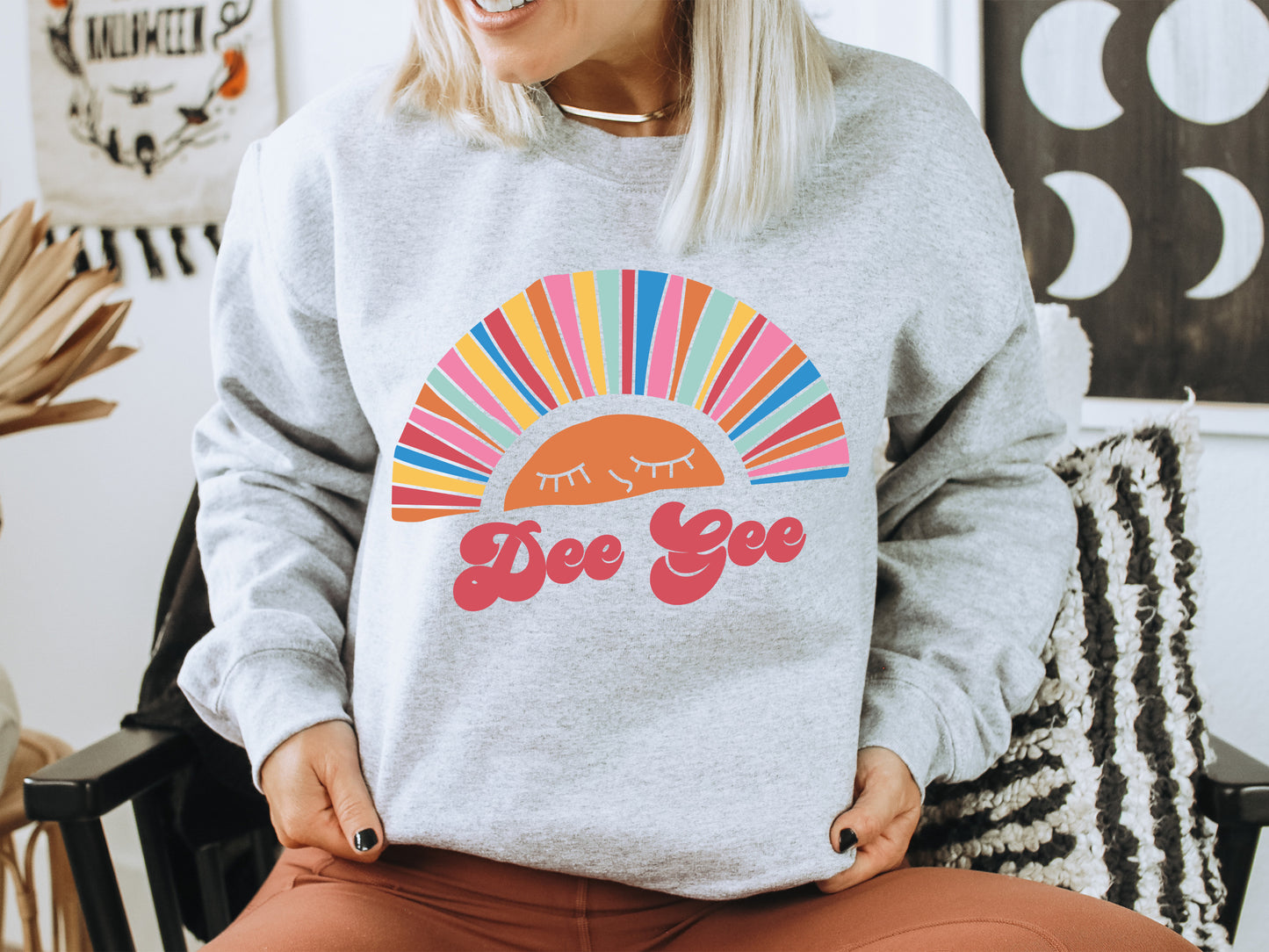 Delta Gamma Sunshine Sorority Sweatshirt _ 3318g