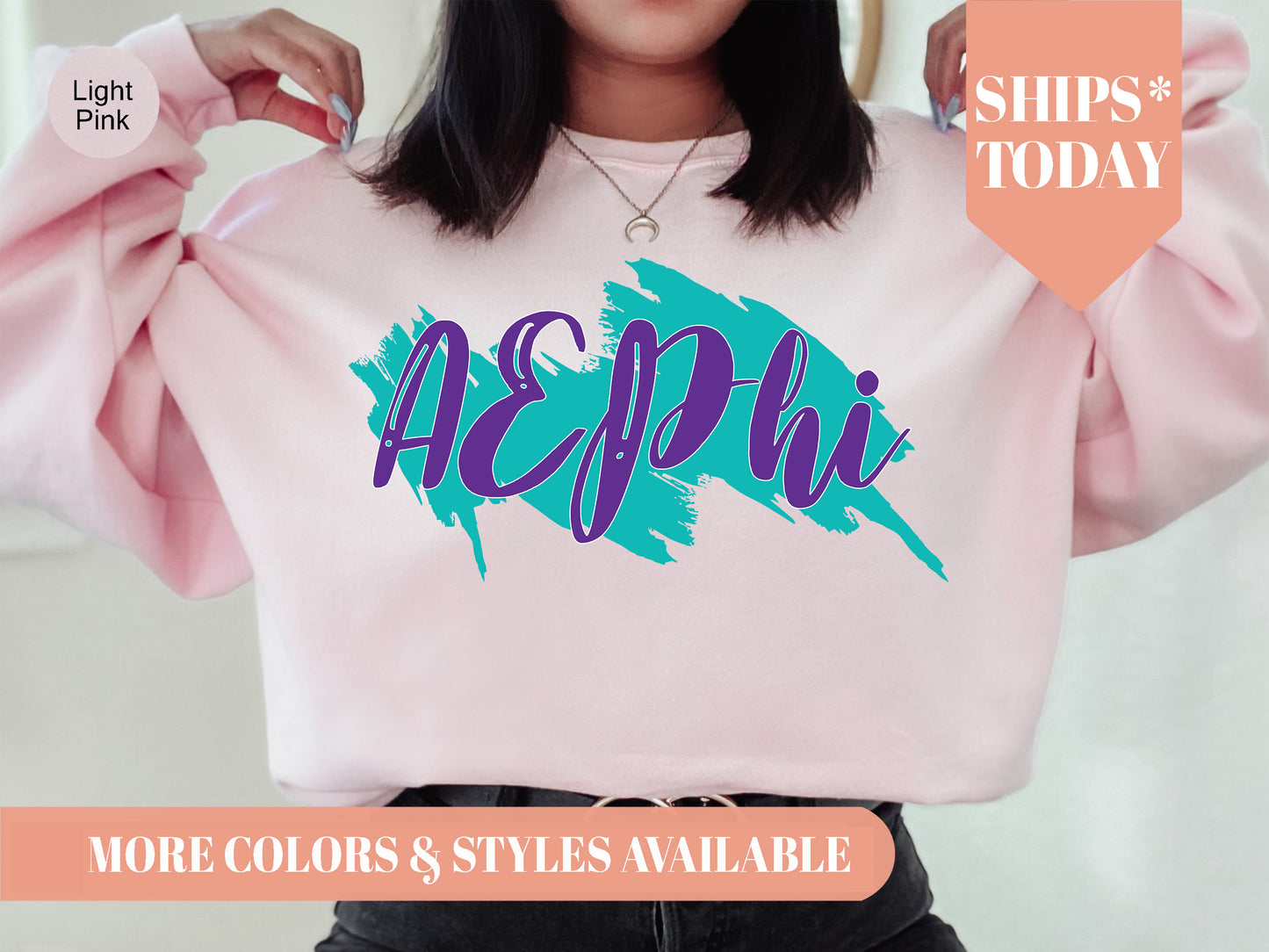 Alpha Epsilon Phi Paint Party Sorority Sweatshirt _ 4474g