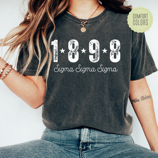 a woman wearing a black shirt with the number nineteen eighty eighty eighty eighty eighty eighty