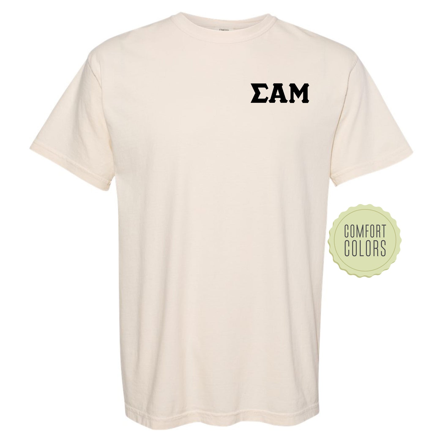 a white t - shirt with the word eam printed on it