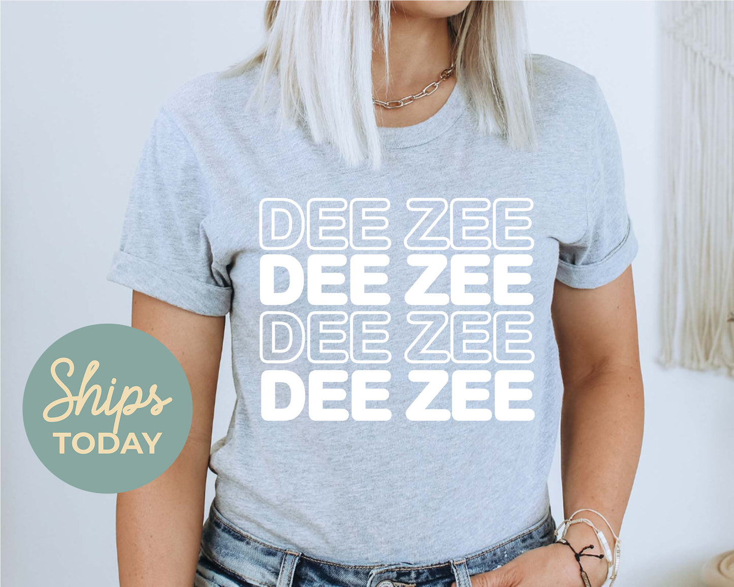 Delta Zeta Bold Bubble Letter Sorority T-shirt _ 2225g