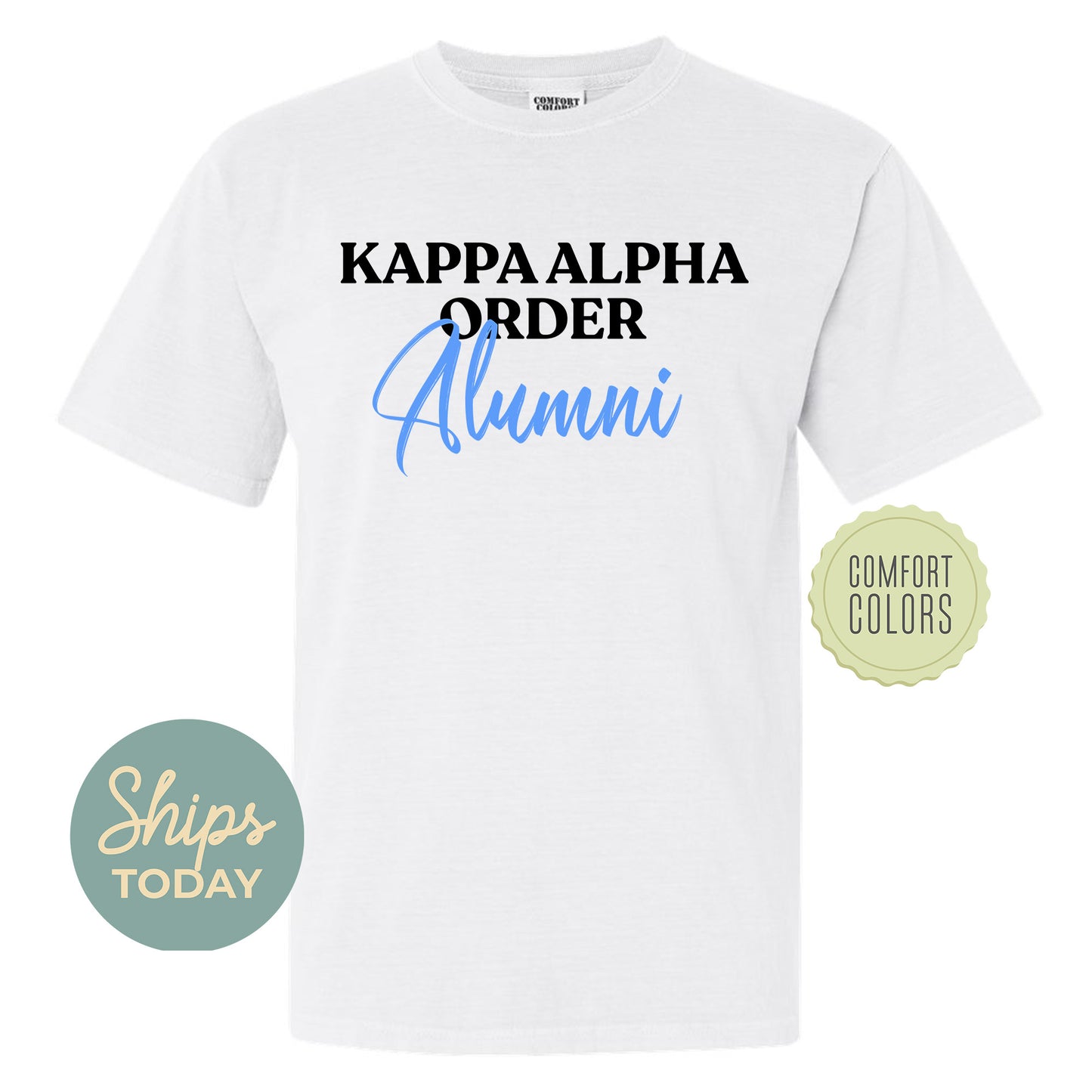 Kappa Alpha Order Alumni Comfort Colors Fraternity T-shirt _ 30771g