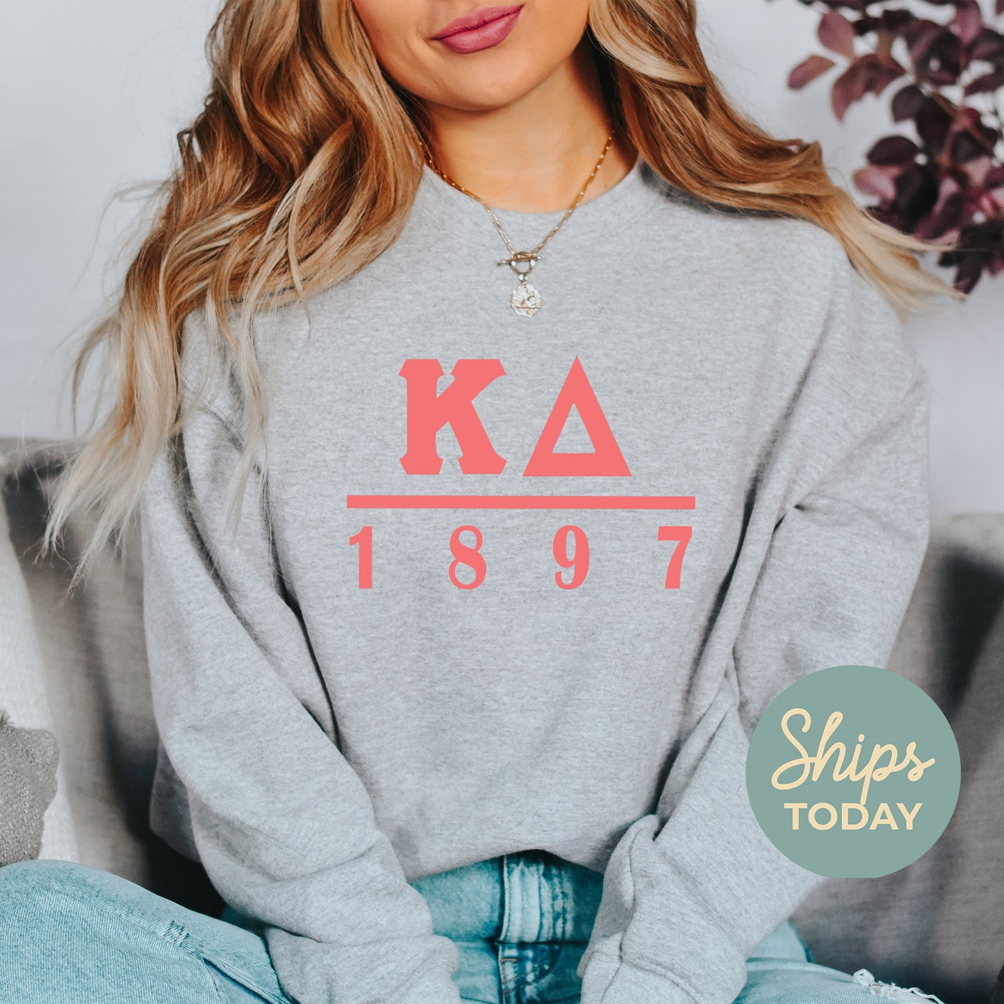 Kappa Delta Monochromatic Sorority Sweatshirt _ 30859g