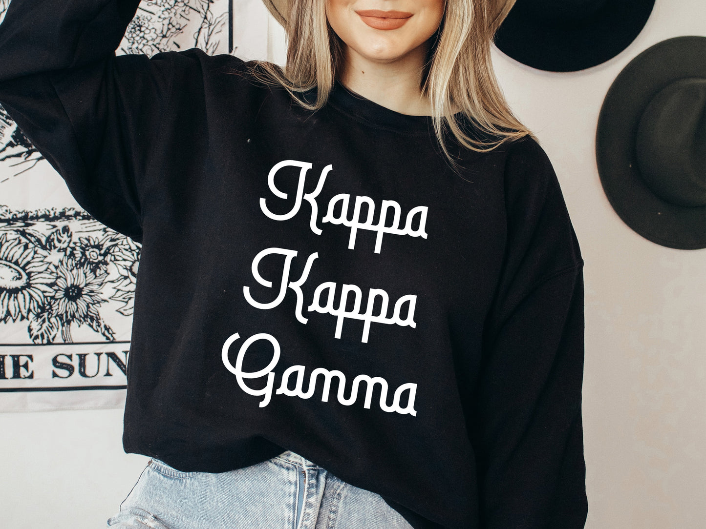 Kappa Kappa Gamma All About That Pop Sorority Sweatshirt _ 2698g