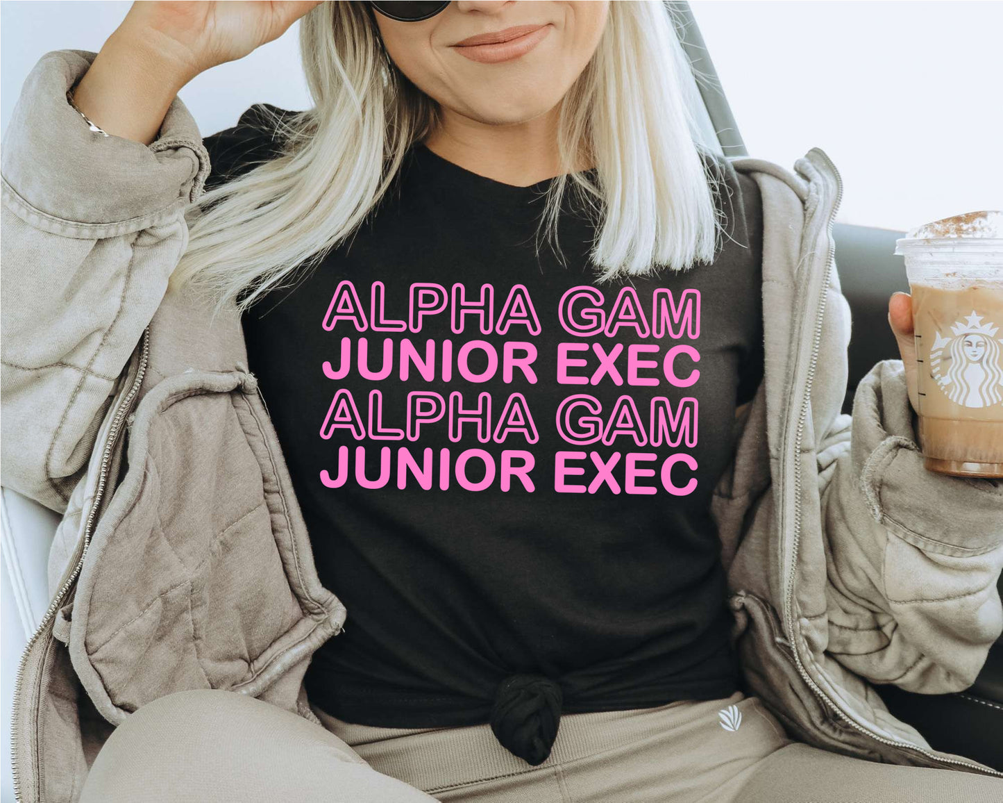 Alpha Gamma Delta Junior Exec Sorority T-shirt _ 30929g