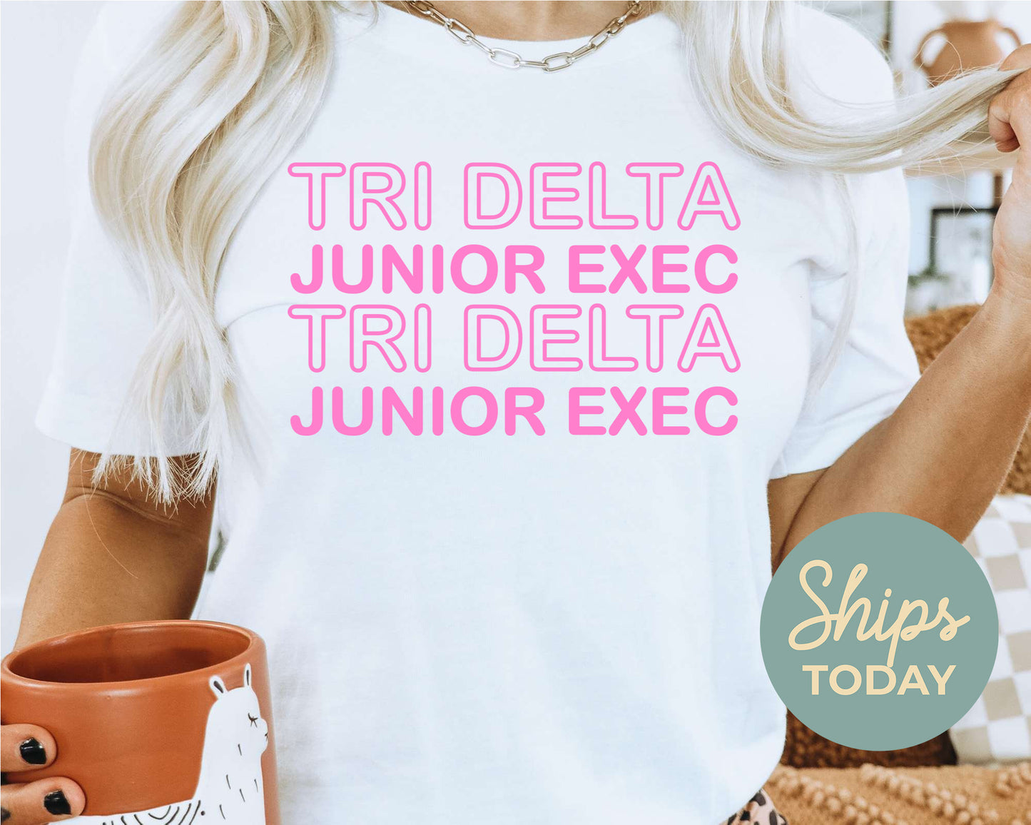 Delta Delta Delta Junior Exec Sorority T-shirt _ 30936g