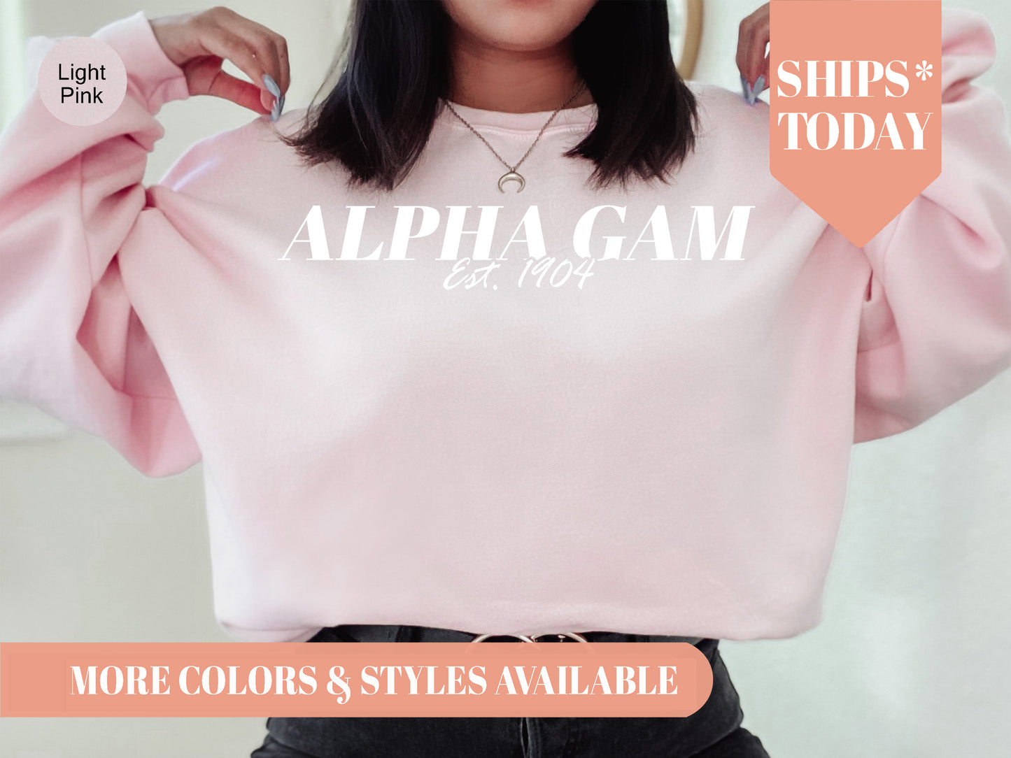 Alpha Gamma Delta Mom Sorority Sweatshirt _ 30820g
