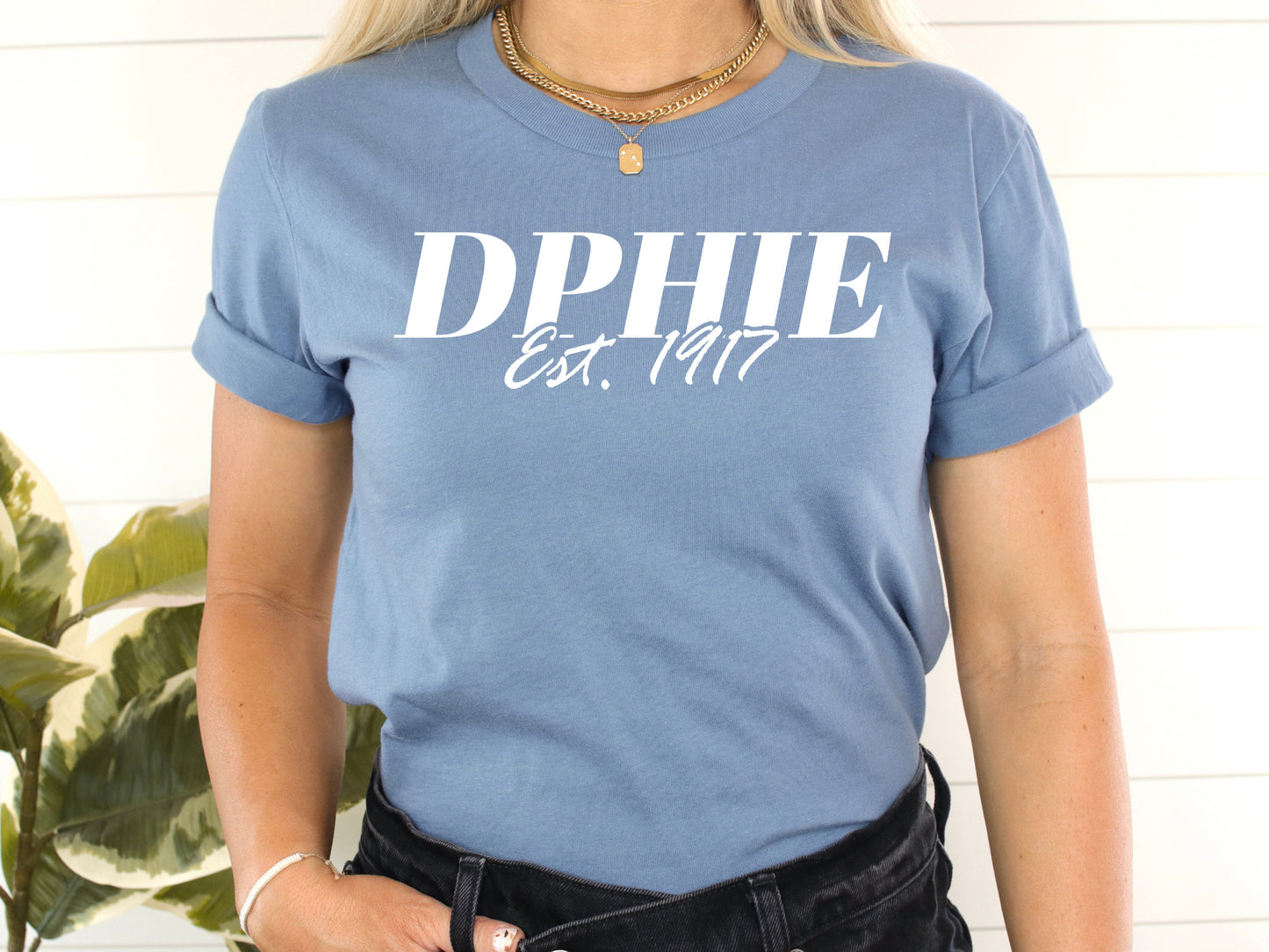 Delta Phi Epsilon Mom Sorority T-shirt _ 30829g