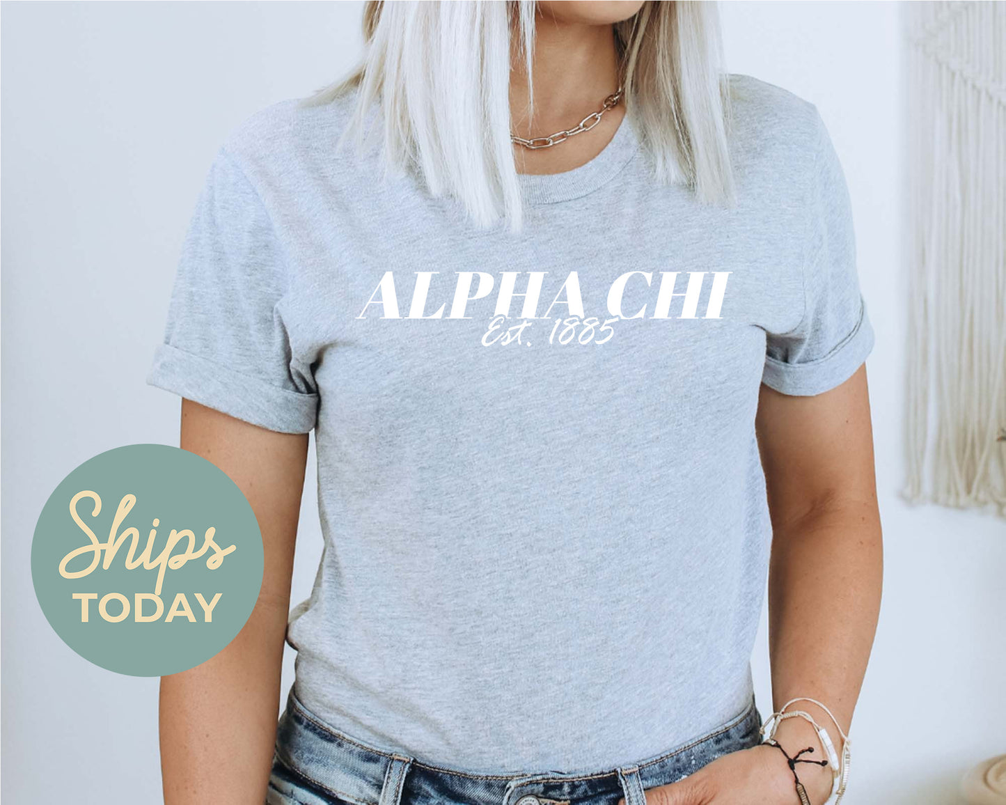 Alpha Chi Omega Mom Sorority T-shirt _ 30817g