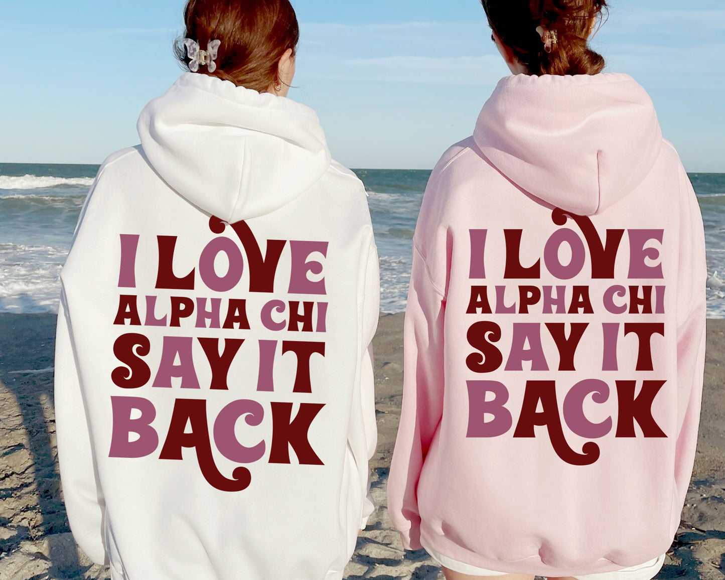 Alpha Chi Omega Say it Back Sorority Hoodie _ 33372g