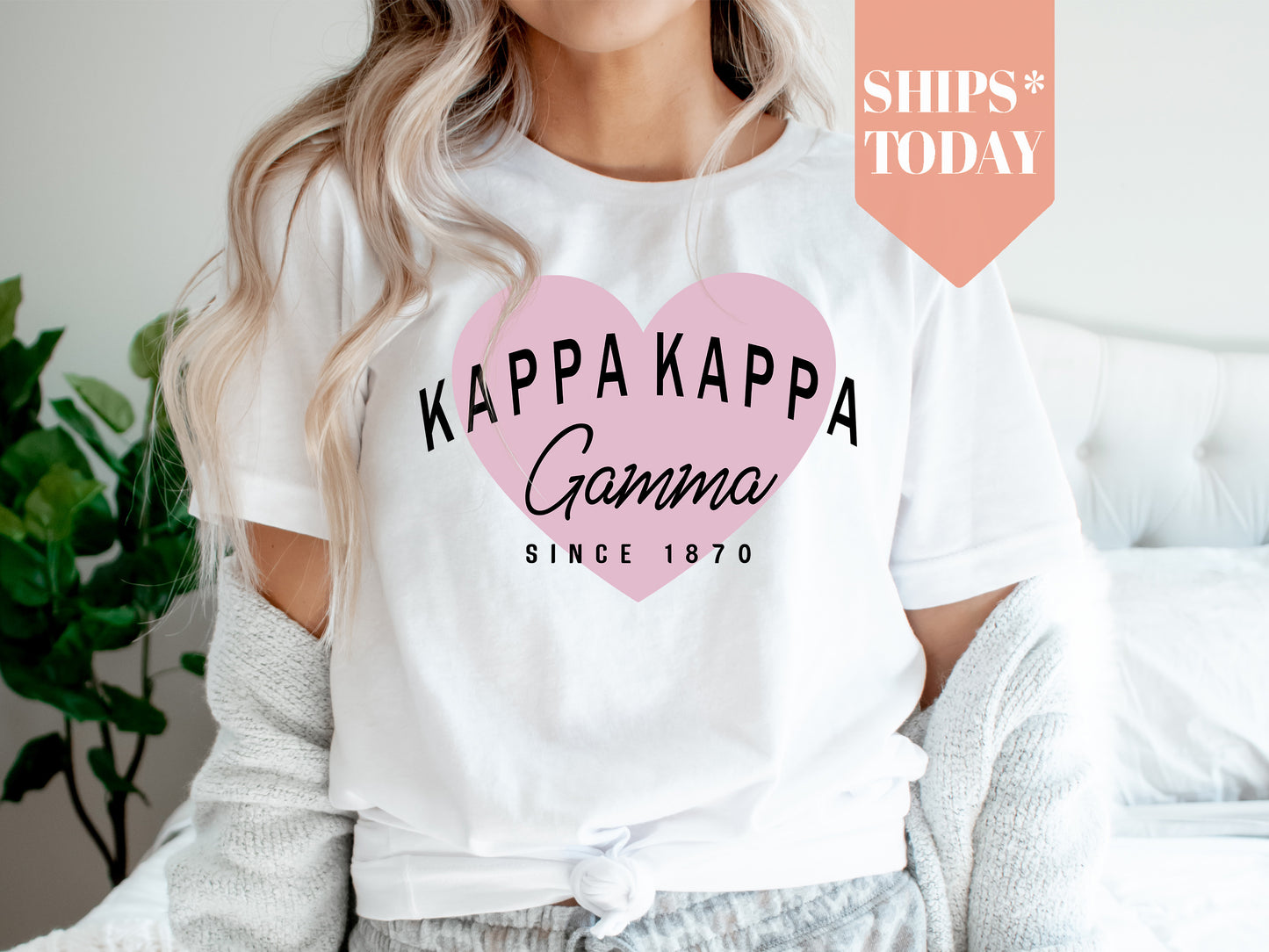Kappa Kappa Gamma Pretty in Pink Sorority T-shirt _ 457g
