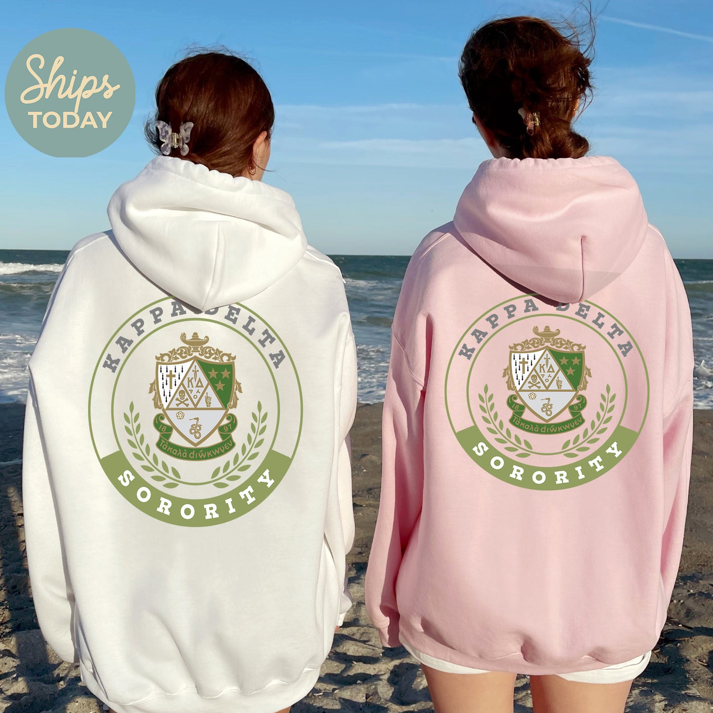 Kappa Delta Crested Tradition Sorority Hoodie _ 32832g