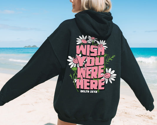 Delta Zeta Dreamy Garden Sorority Hoodie _ 31829g