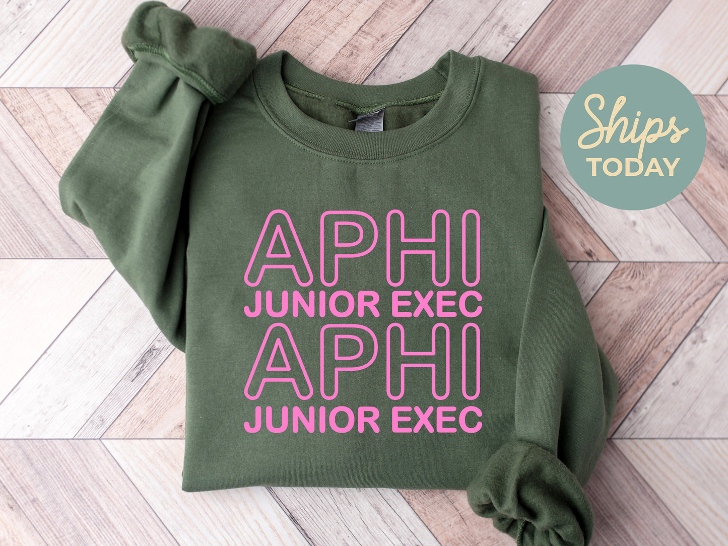 Alpha Phi Junior Exec Sorority Sweatshirt _ 30931g