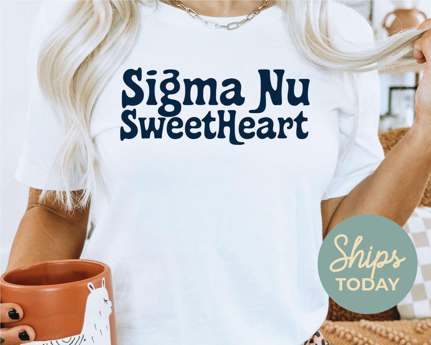 Sigma Nu Trendy Sweetheart Fraternity T-shirt _ 2012g