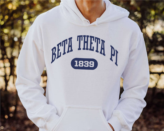 Beta Theta Pi Fraternal Arch Fraternity Hoodie _ 912g