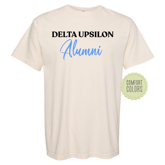 Delta Upsilon Alumni Comfort Colors Fraternity T-shirt _ 30769g