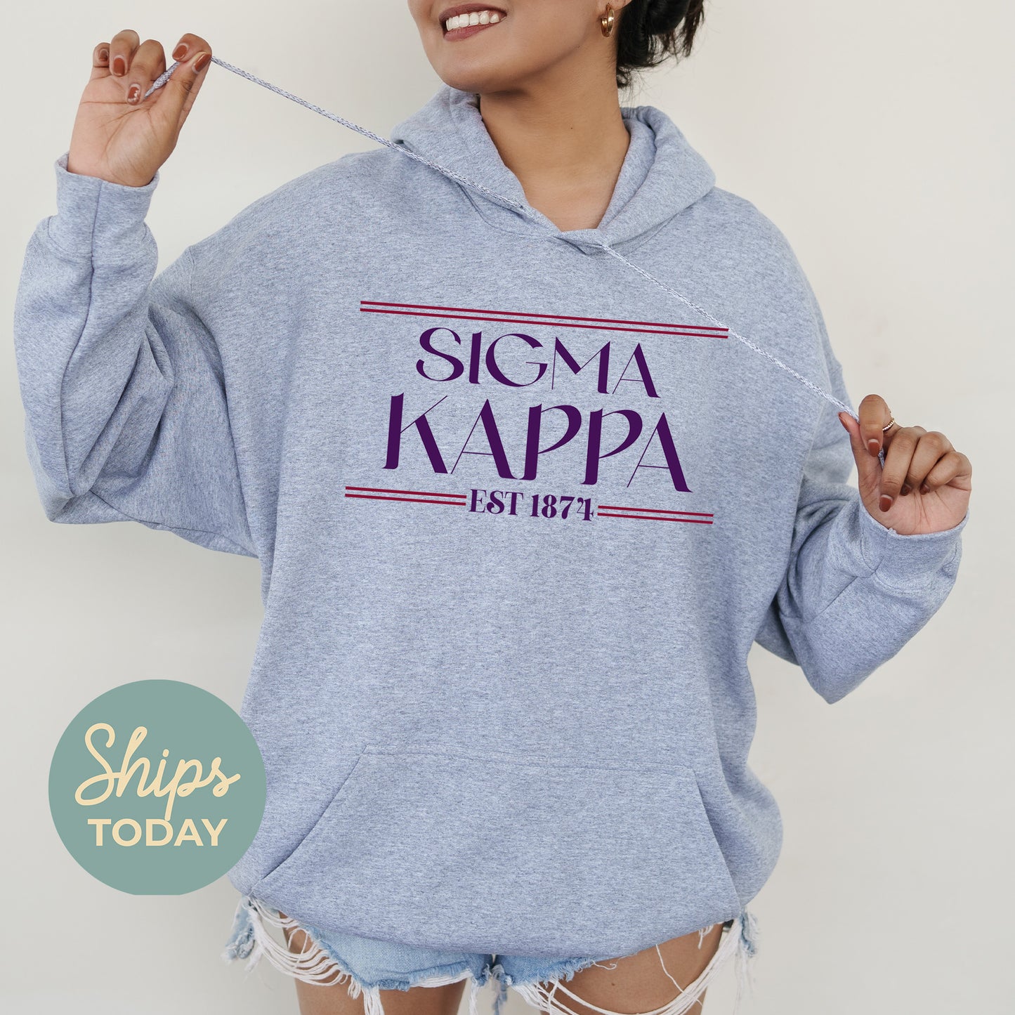 Sigma Kappa Greek Harmony Sorority Hoodie _ 34986g
