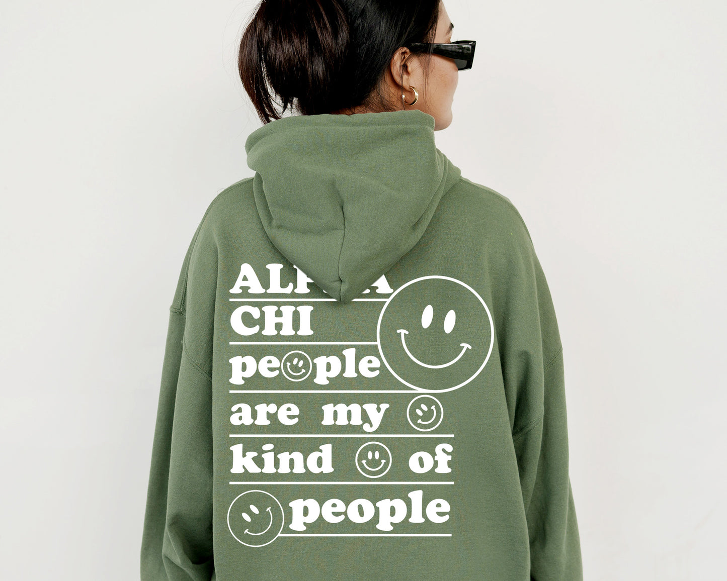 Alpha Chi Omega My Kind of People Sorority Hoodie _ 33258g