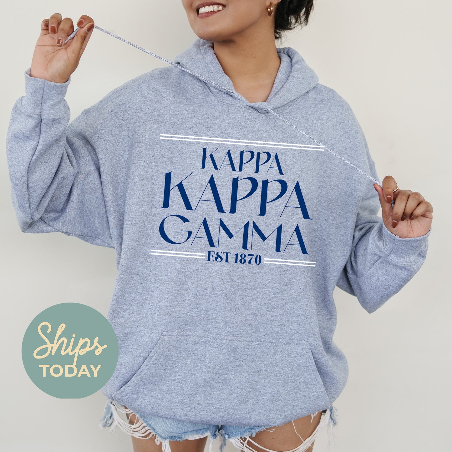 Kappa Kappa Gamma Greek Harmony Sorority Hoodie _ 34981g