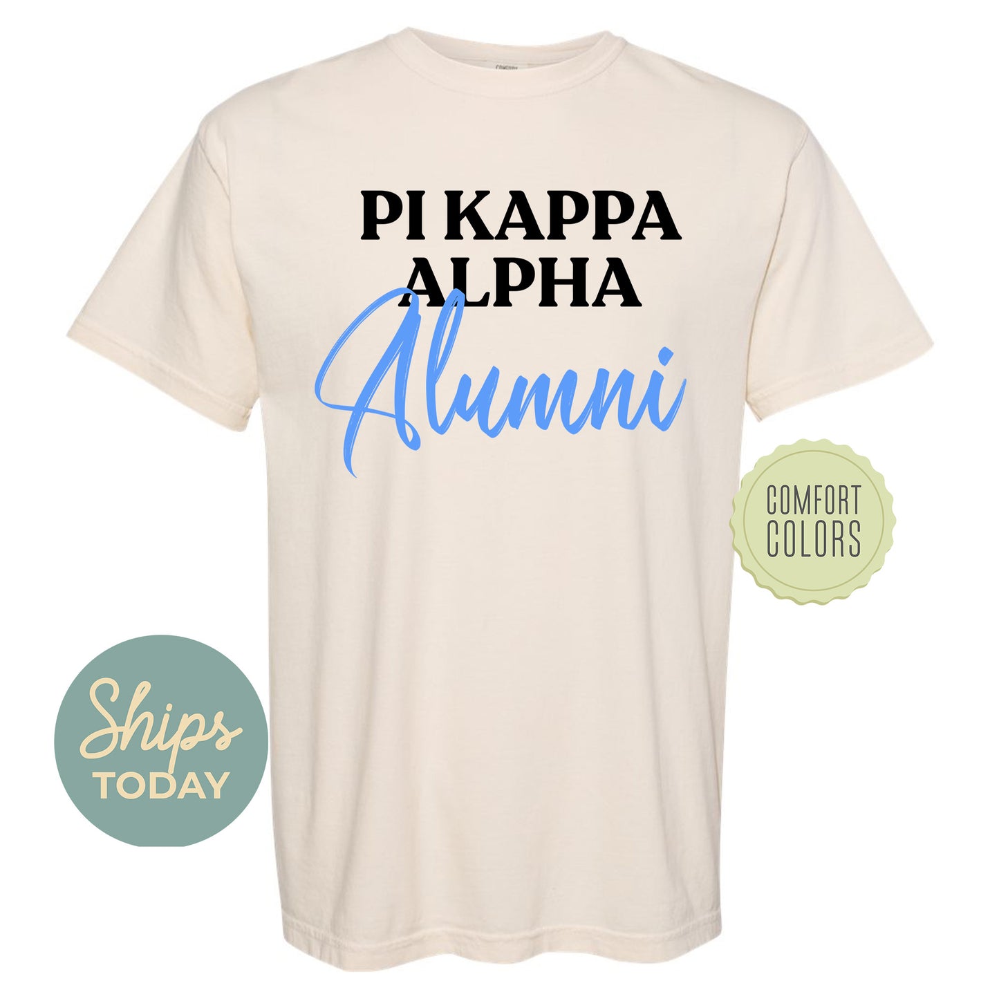 Pi Kappa Alpha Alumni Comfort Colors Fraternity T-shirt _ 30778g