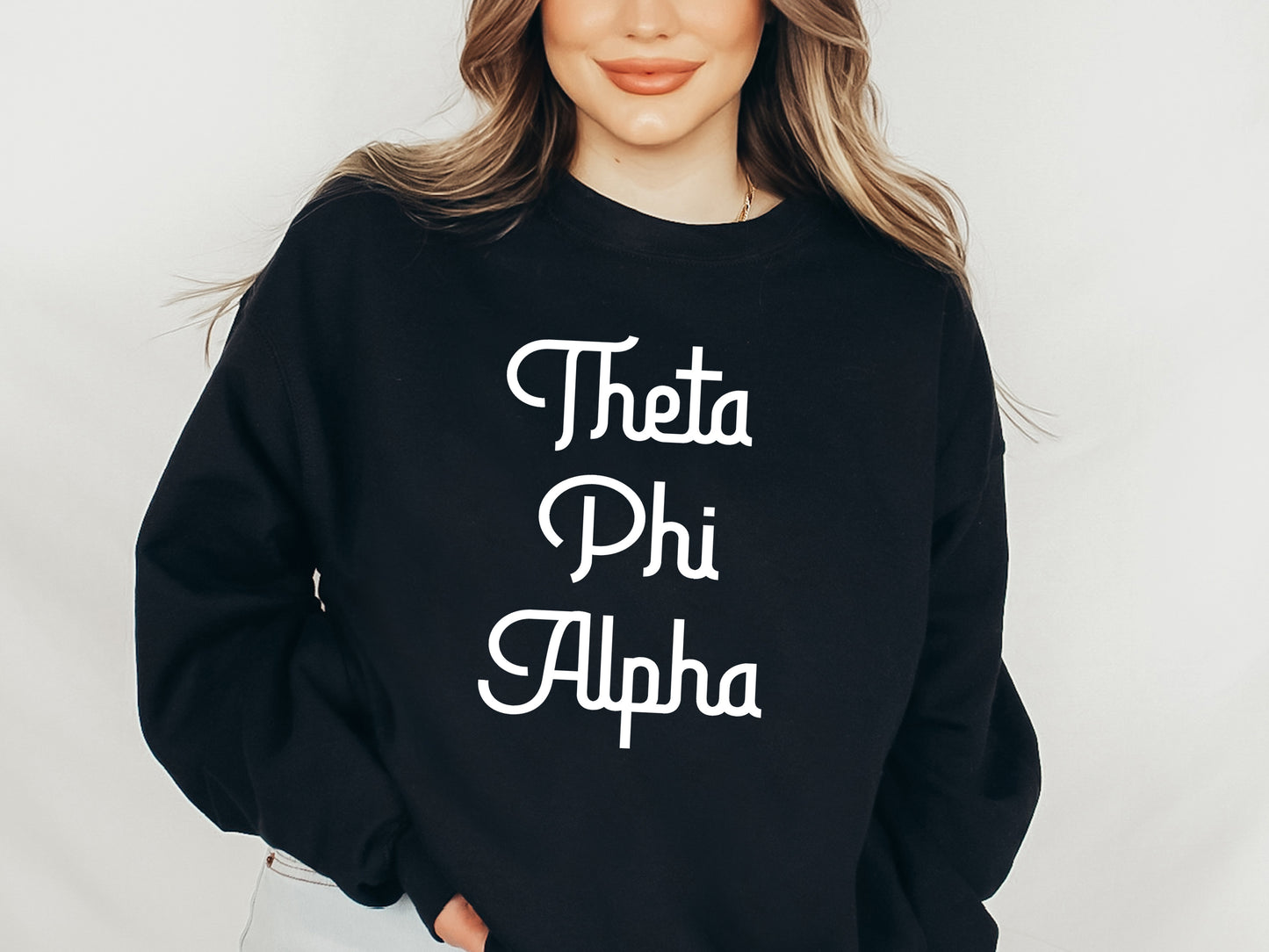 Theta Phi Alpha All About That Pop Sorority Sweatshirt _ 2705g