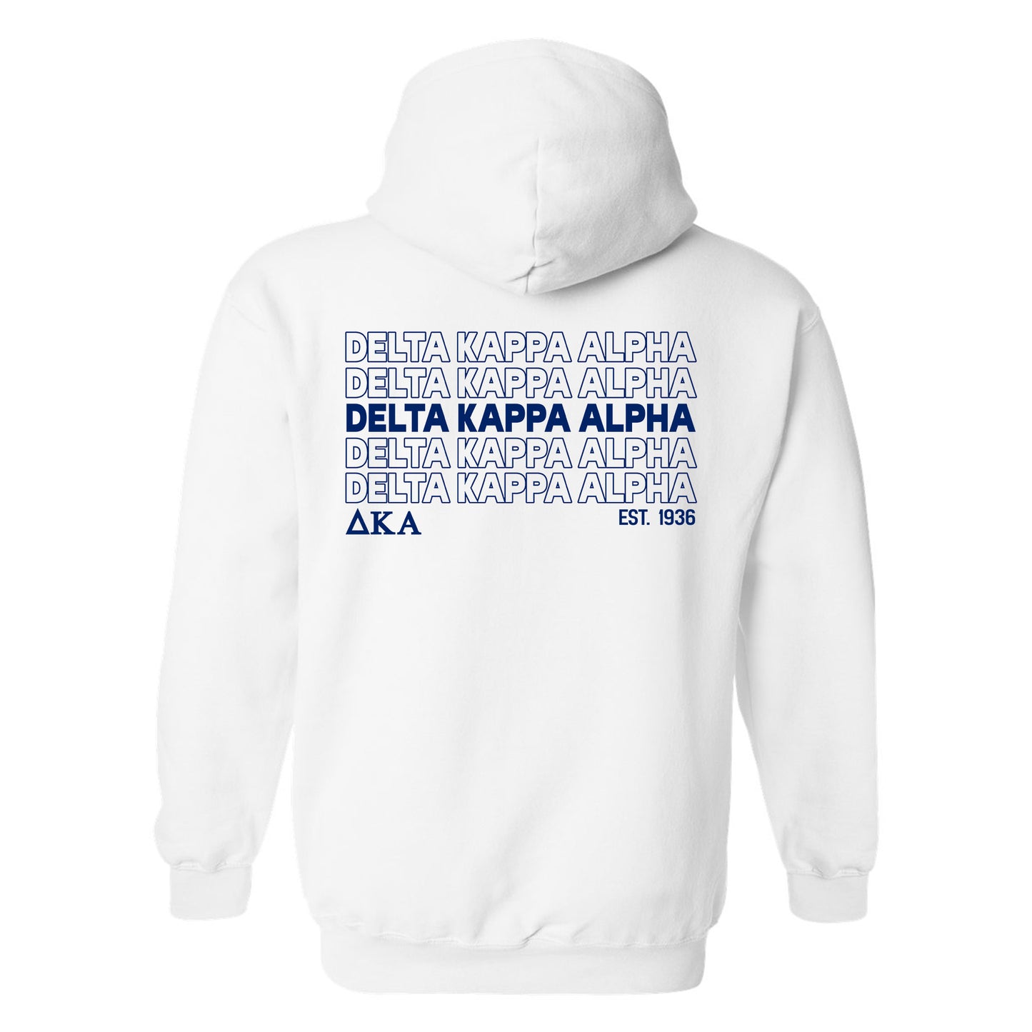 Delta Kappa Alpha Repeating Letters COED Hoodie _ 35587g