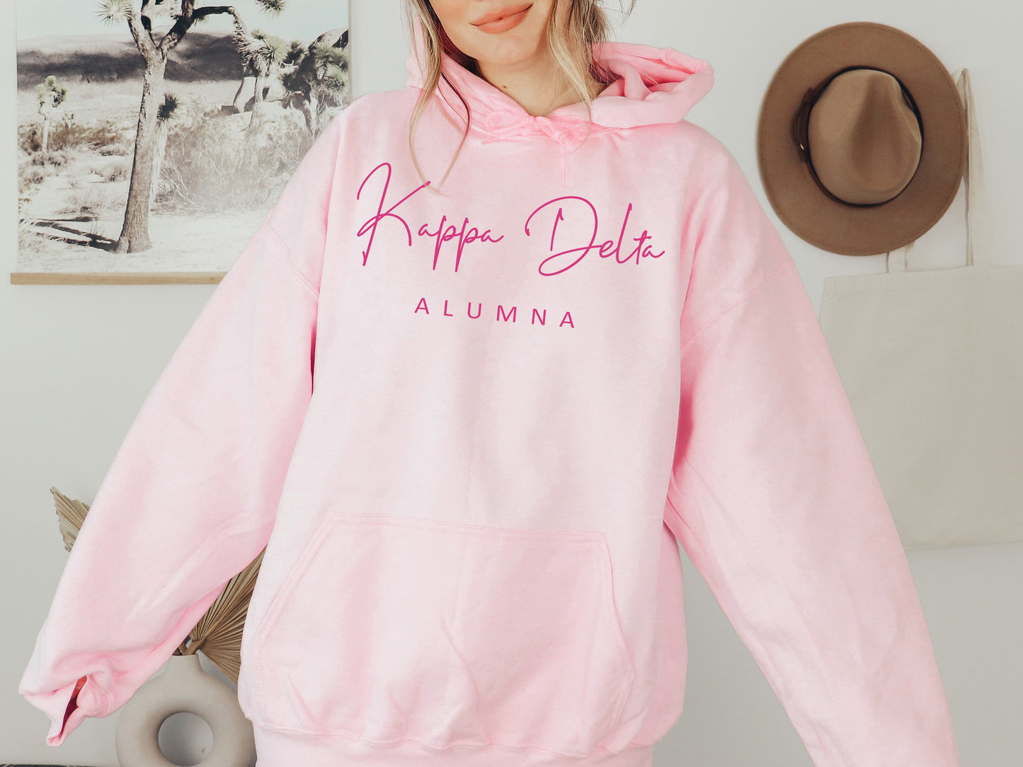 Kappa Delta Simple and Sweet Alumna Sorority Hoodie _ 508g
