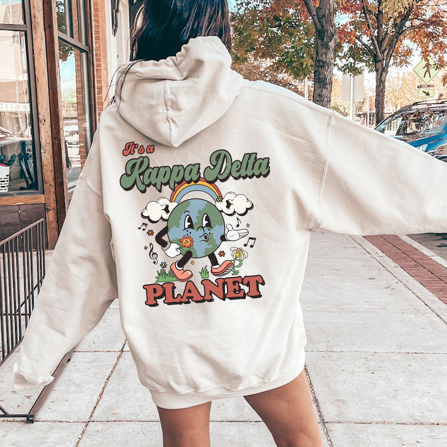 Kappa Delta Kinder Planet Sorority Hoodie _ 35427g