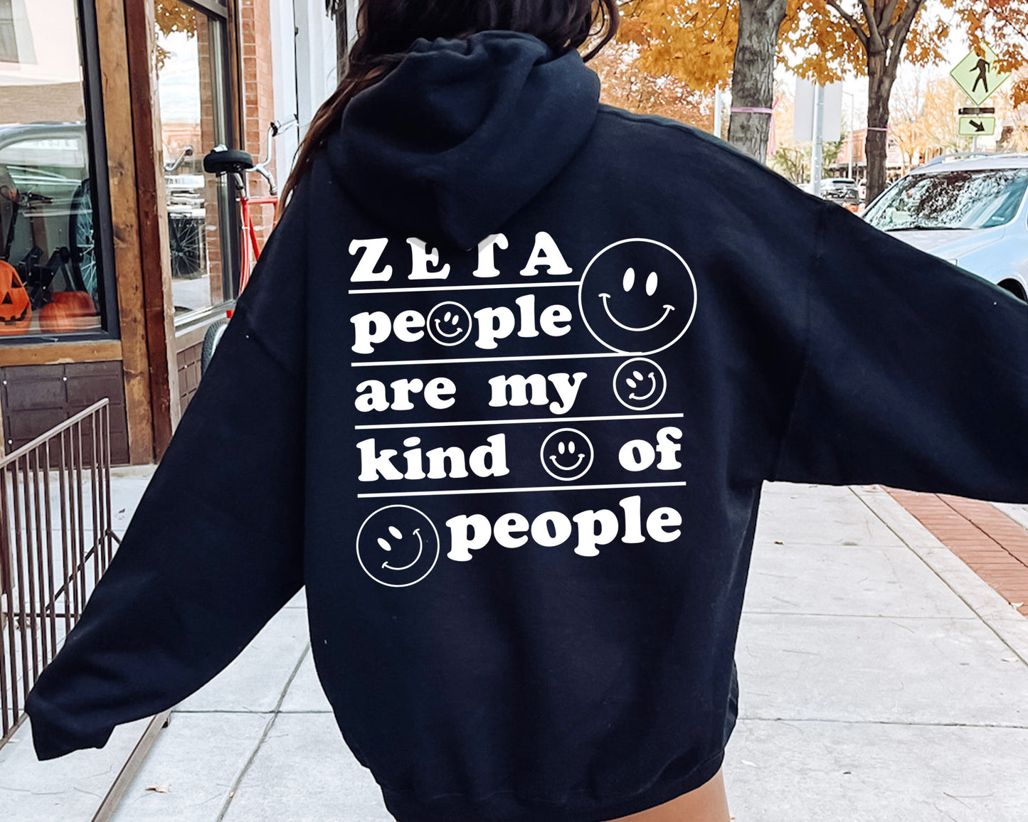 Zeta Tau Alpha My Kind of People Sorority Hoodie _ 33283g