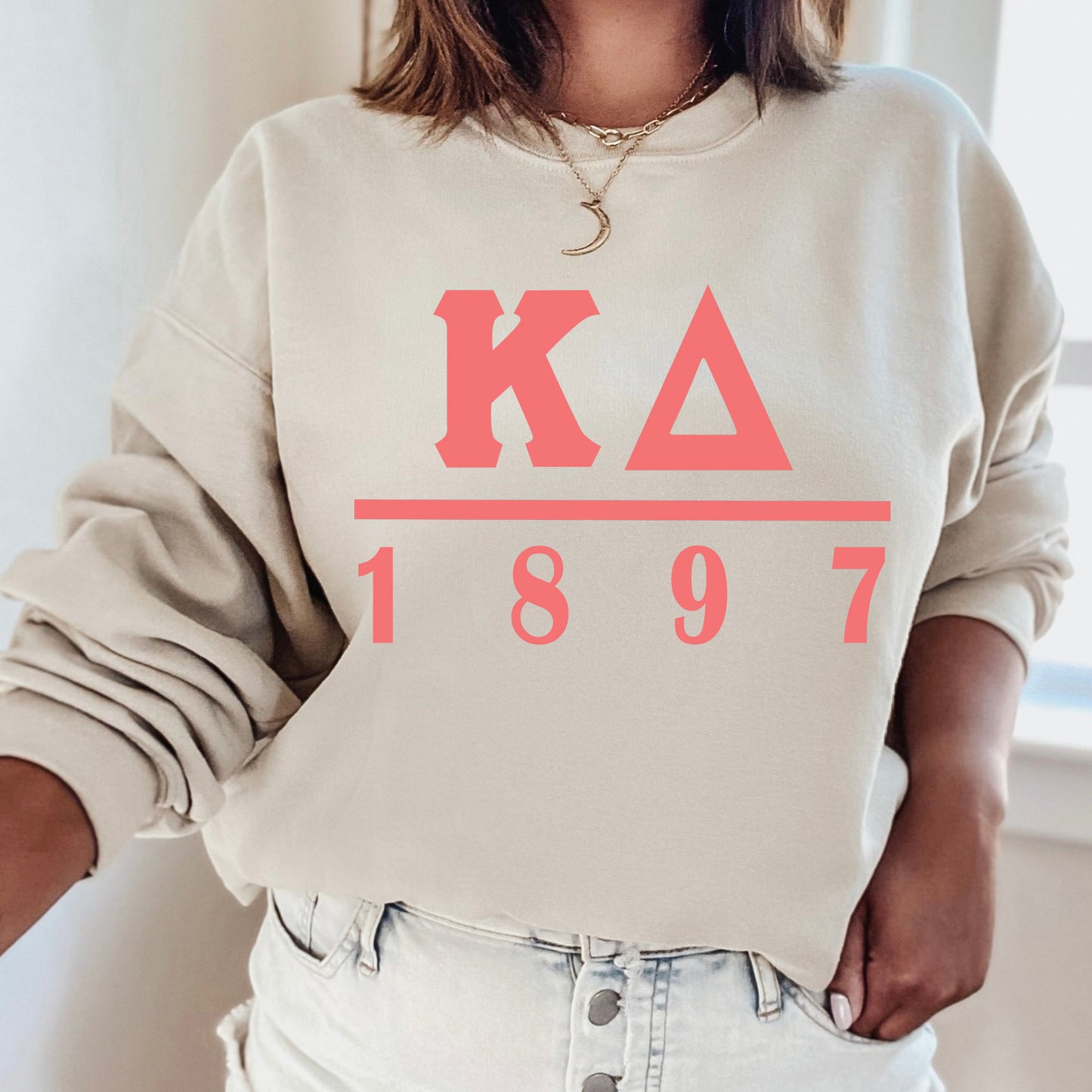 Kappa Delta Monochromatic Sorority Sweatshirt _ 30859g