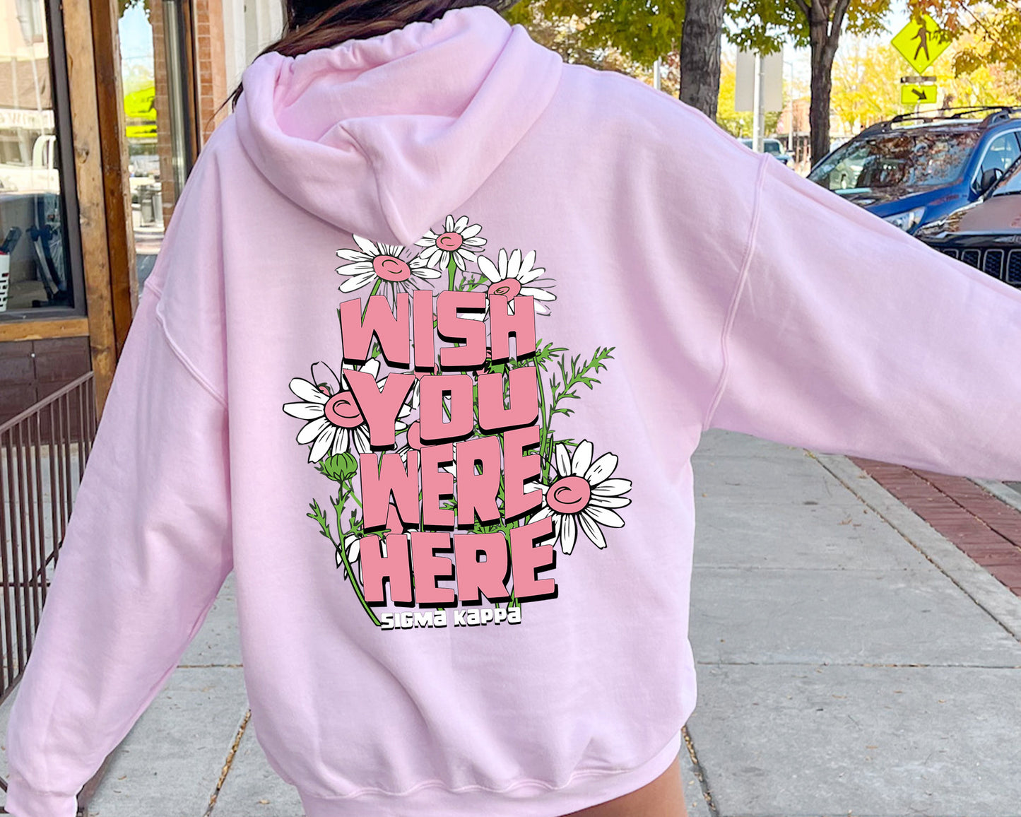 Sigma Kappa Dreamy Garden Sorority Hoodie _ 31838g