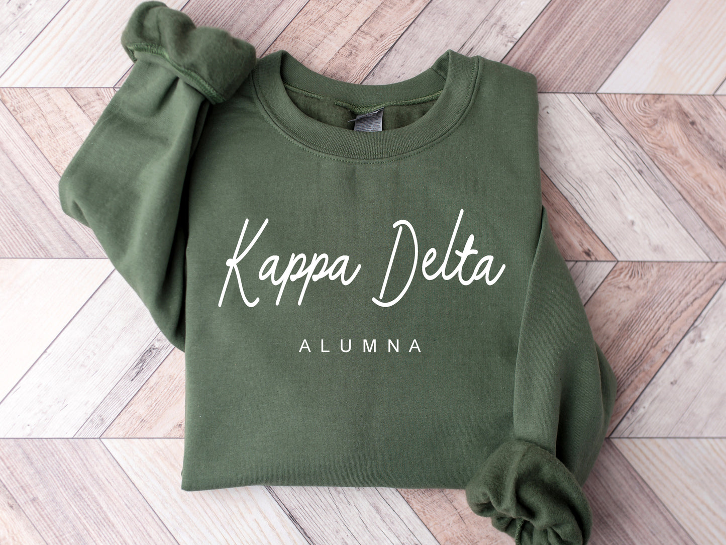 Kappa Delta Flashy Alumna Sorority Sweatshirt _ 2541g
