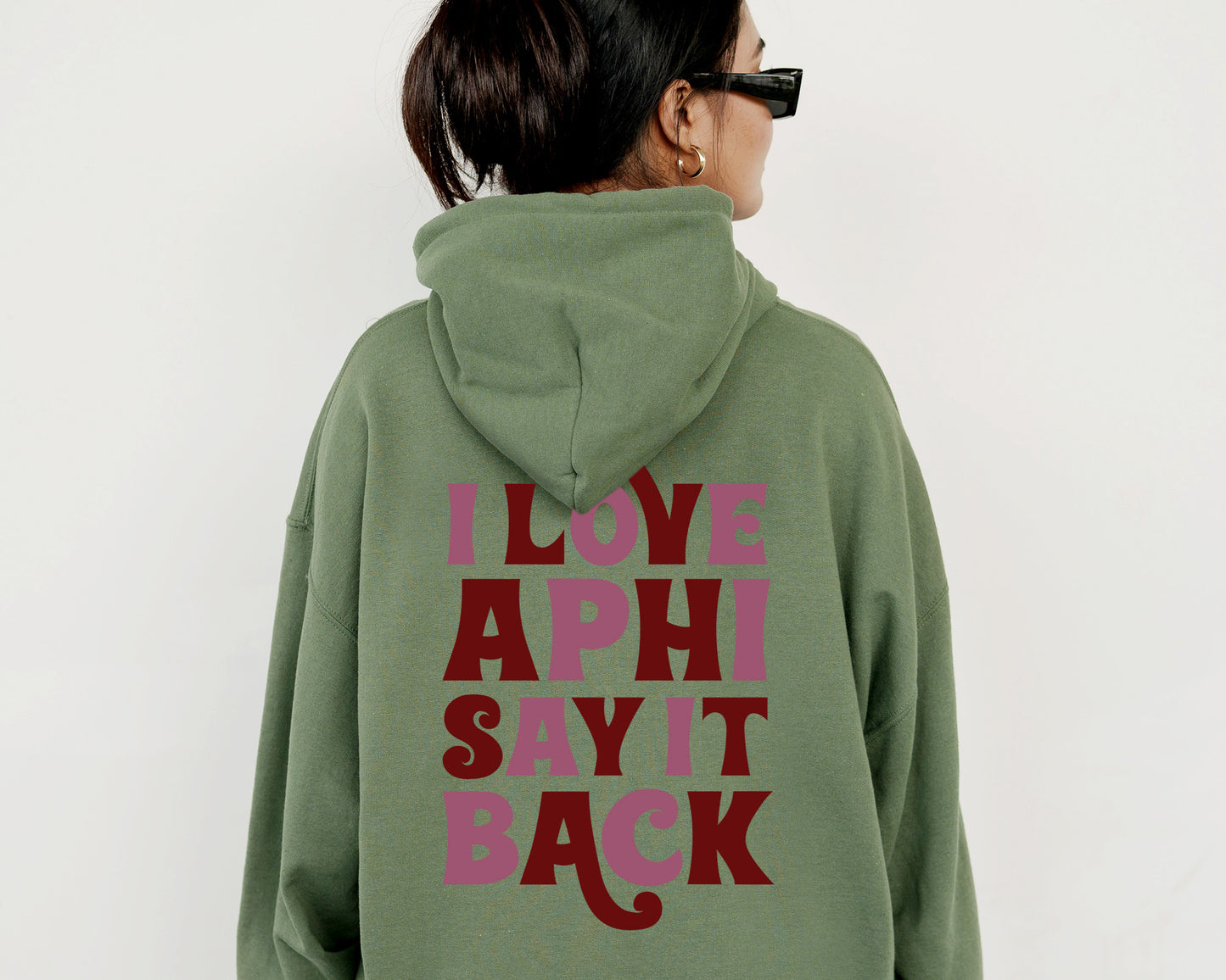 Alpha Phi Say it Back Sorority Hoodie _ 33377g
