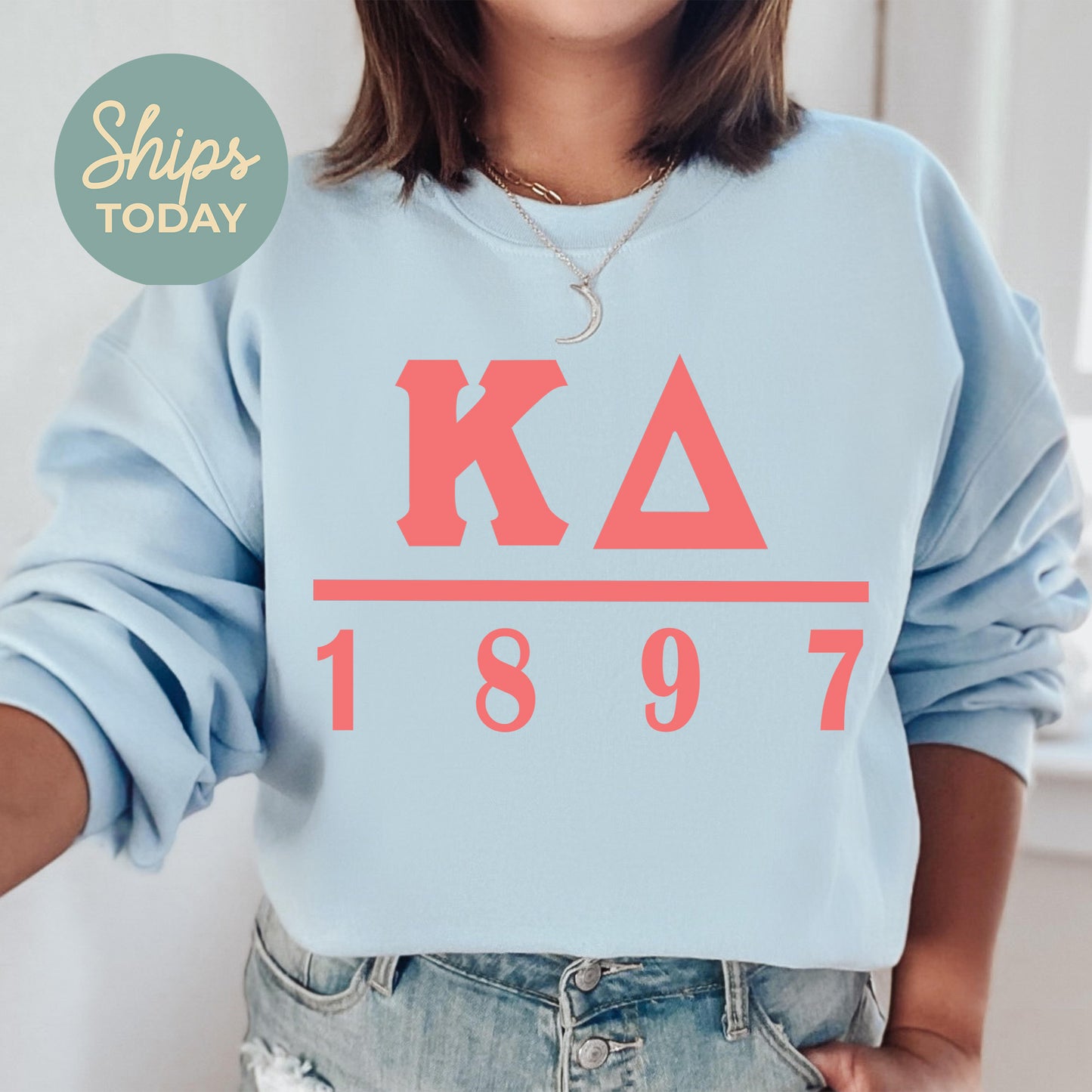 Kappa Delta Monochromatic Sorority Sweatshirt _ 30859g