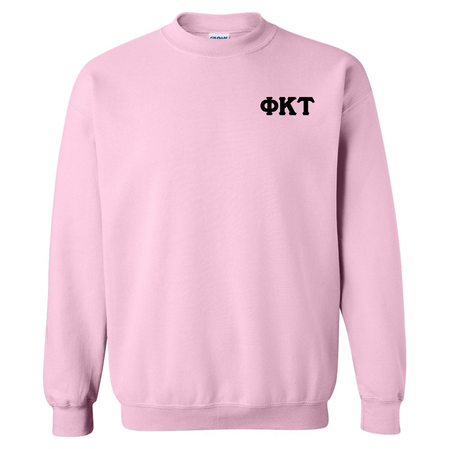 a pink sweatshirt with the word okt on it